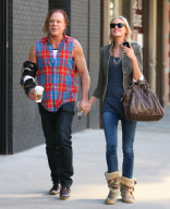 Mickey Rourke and girlfriend Elena out and about in the Meat Packing District, New York, America - 18 Mar 2010