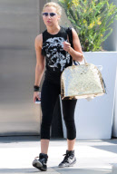 Ashley Tisdale arriving at Equinox Gym in Toluca Lake, California, America - 18 Mar 2010