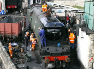 A behind the scenes working weekend at Swanage Railway Centre in Dorset, Britain - 13 Mar 2010