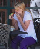 EXCLUSIVE Mischa Barton eats sandwich, hits the gym after weight critics