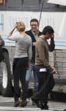 JUSTIN TIMBERLAKE and CARMERON DIAZ having a blast on set of 'Bad Teacher' in Irwindale