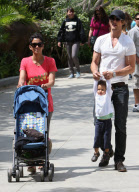 EXCLUSIVE... Exclusive...Halle Berry, Gabriel Aubry & Nahla Enjoy A Family Day At The Zoo!