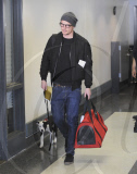 Josh Hartnett And His Puppy Take Off 