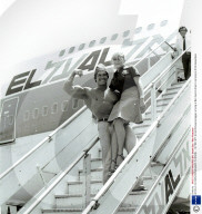 ARNOLD SCHWARZENEGGER IN ISRAEL - 12 FEB 1977