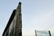 Remaining section of the Berlin Wall, Berlin, Germany - Dec 2009