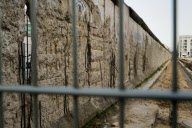 Remaining section of the Berlin Wall, Berlin, Germany - Dec 2009
