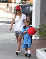Reese Witherspoon stands behind Deacon's athletic ability