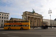 Brandenburg Gate in Berlin, Germany - Dec 2009
