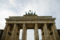 Brandenburg Gate in Berlin, Germany - Dec 2009