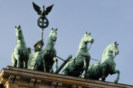 Brandenburg Gate in Berlin, Germany - Dec 2009