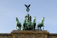 Brandenburg Gate in Berlin, Germany - Dec 2009