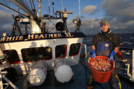 Prawn Fishing in the North Sea, Britain - 23 Dec 2009