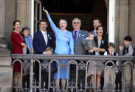 CROWN PRINCESS VICTORIA and fiance attending QUEEN MARGRETHE's 70th Birthday celebrations