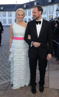 CROWN PRINCESS VICTORIA and fiance attending QUEEN MARGRETHE's 70th Birthday celebrations