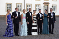 CROWN PRINCESS VICTORIA and fiance attending QUEEN MARGRETHE's 70th Birthday celebrations