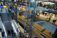 Railway stations in Berlin, Germany - Nov 2009