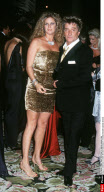 CAROUSSEL OF HOPE 98 WITH PERSONNALITY.   PIC:ROD STEWART & RACHEL HUNTER.