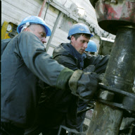 Sibneft oil company in Yarainer, Russia - May 2005
