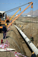 The BP Sangachal Oil Terminal on the Caspian Sea, 50 Km West of Baku, Azerbaijan - 2003