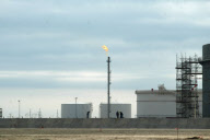 The BP Sangachal Oil Terminal on the Caspian Sea, 50 Km West of Baku, Azerbaijan - 2003