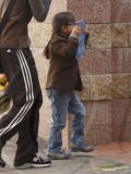 Meg Ryan's daughter Daisy not in the mood for the paps