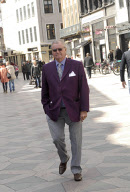 Prince Henrik out and about without any police or security in Copenhagen, Denmark - 22 Apr 2010