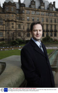 Nick Clegg at the Peace Gardens, Sheffield, South Yorkshire, Britain - 05 Feb 2010