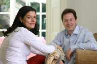 Nick Clegg and Miriam Gonzalez