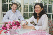 Nick Clegg and Miriam Gonzalez