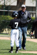 Larry King and Shawn Southwick Cheer on Their Boys