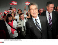 AUTRICHE  : Campagne electorale du candidat Heinz Fischer