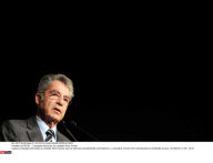AUTRICHE  : Campagne electorale du candidat Heinz Fischer