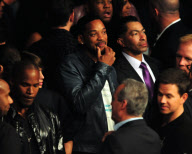 Celebrities Attend the Floyd Mayweather Jr VS. Shane Mosley Fight 