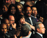 Celebrities Attend the Floyd Mayweather Jr VS. Shane Mosley Fight 