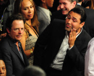 Celebrities Attend the Floyd Mayweather Jr VS. Shane Mosley Fight 