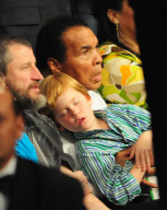 Celebrities Attend the Floyd Mayweather Jr VS. Shane Mosley Fight 