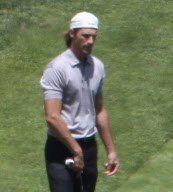 EXCLUSIVE Gabriel Aubry on the golf course