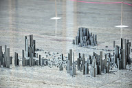 Ephemicropolis, a city made of staples by Peter Root, Britain - May 2010
