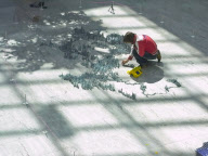 Ephemicropolis, a city made of staples by Peter Root, Britain - May 2010