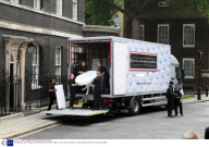 Tony Blair's furniture leaving 10 Downing Street, London, Britain - 27 Jun 2007