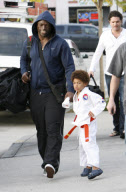 Heidi and Seal take son, Henry, to Sky Martial Arts