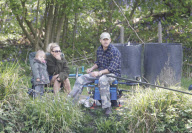 KERRY KATONA AND DAUGHER FISHING 