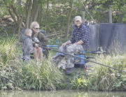 KERRY KATONA AND DAUGHER FISHING 