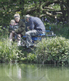 KERRY KATONA AND DAUGHER FISHING 