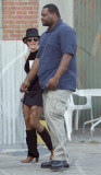 Britney Spears and her bodyguard leaving the Millennium Dance studio, Los Angeles, America - 09 May 2007