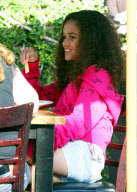 EXCLUSIVE Disney Star Madison Pettis has lunch at Toast