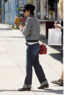 Actress WINONA RYDER goes on a shopping spree in West Hollywood