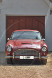 Aston Martin DB4 used as test car for James Bond film 'Goldfinger' up for auction at Bonhams, Newport Pagnell, Britain - 10 May 2010