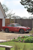 Aston Martin DB4 used as test car for James Bond film 'Goldfinger' up for auction at Bonhams, Newport Pagnell, Britain - 10 May 2010