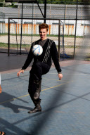 Hayden Christensen Plays Soccer With Brazilian Youth!
